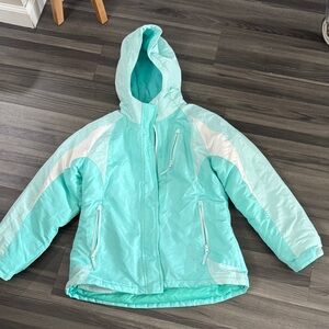 Kids Aqua and White Jacket